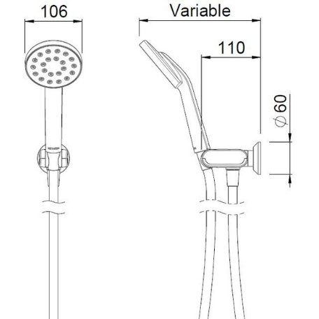 Methven Maku hand shower