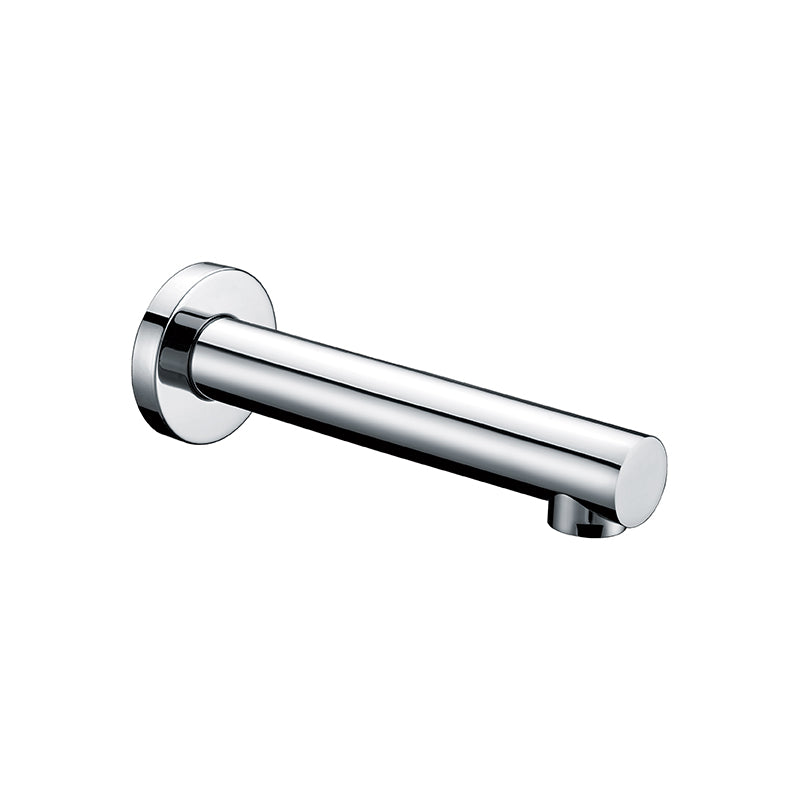 Radius bath spout