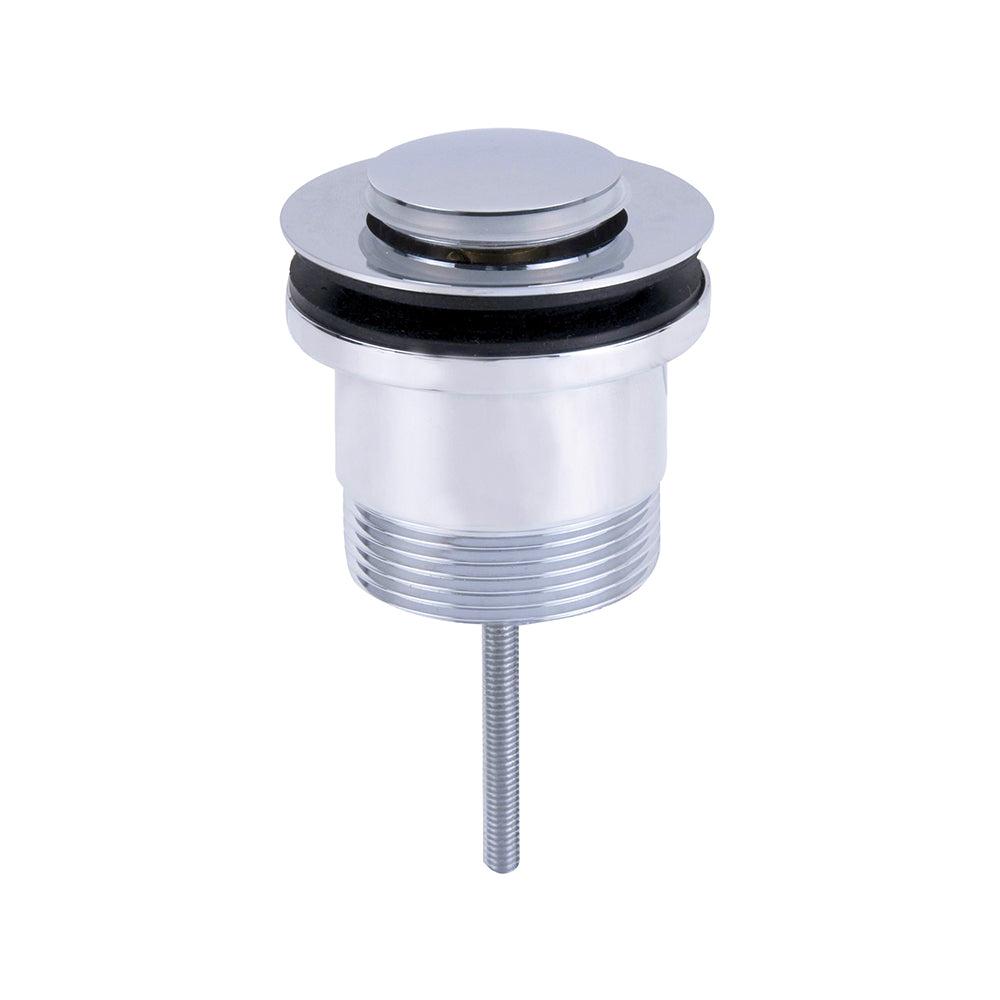 Pop-up basin plug and waste