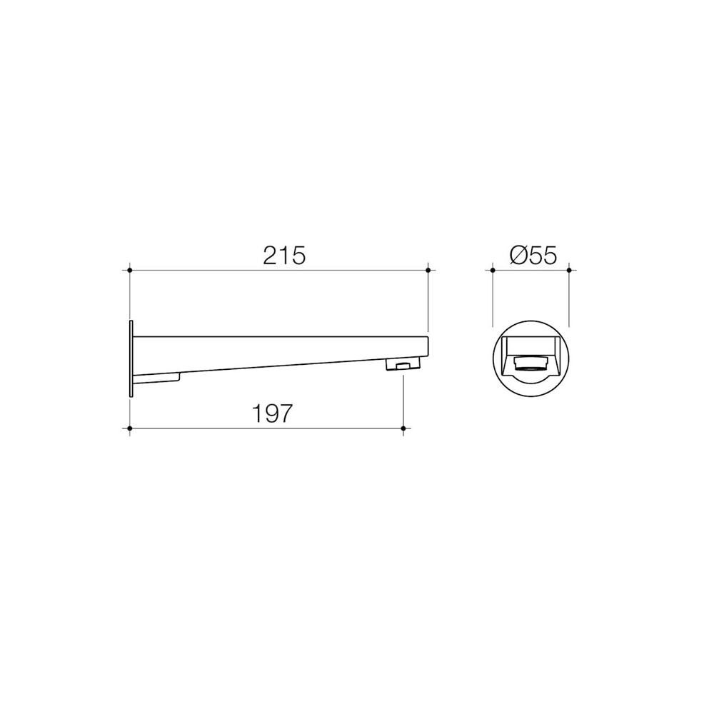 Caroma Vivas bath/basin spout